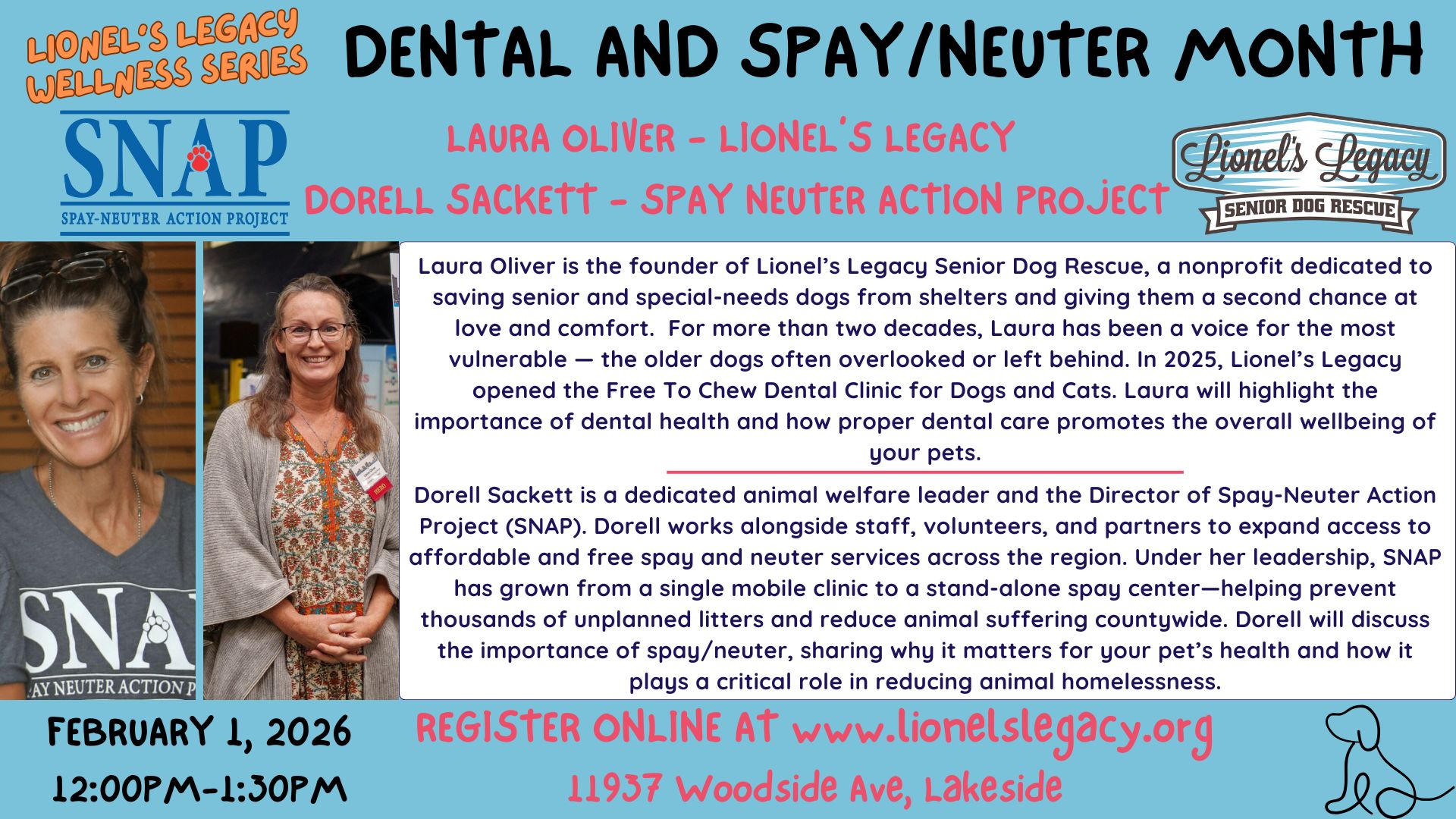Feb26 – DentalSpayNeuter Month